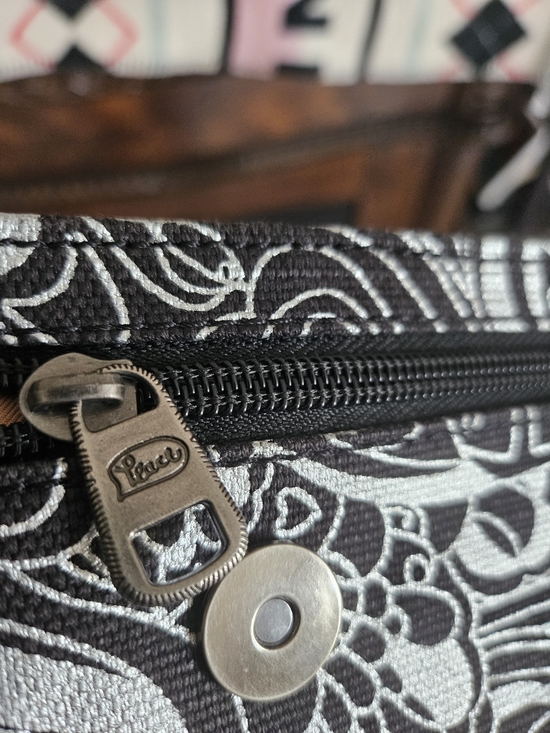 Sakroots Black Graphic Canvas Backpack Tote main image 11